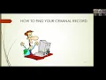 Overview of How to Research and Read a Criminal Record