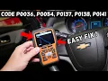 FIX CODE P0036 P0054 P0137 P0138 P0141 ENGINE LIGHT CHEVY CHEVROLET GMC BUICK CADILLAC