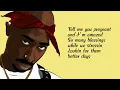 Tupac Shakur 2Pac ft. Eminem - Better Days (Lyrics)