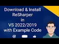 ReSharper Visual Studio 2022 Install Tutorial and Use JetBrains Extensions