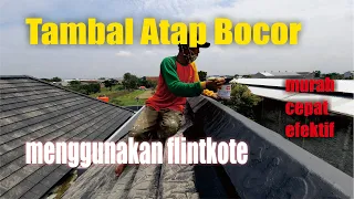 how to repair a leaking roof using plinkote easy cheap and effective