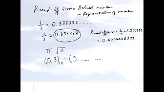 Chapter 01 03 Lesson Round-off Errors