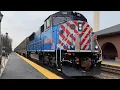 MD-W Metra Trains working in Roselle Mar 29 2024