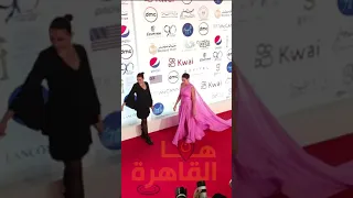 بالوردي أمينة خليل تخطف الأنظار بـ حفل ختام مهرجان القاهرة 