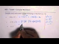Simplify and Write Each Term in Standard Complex Form 45S Pre Calculus