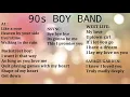 90s BOY BAND MUSIC HIT
