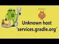 Unknown host services gradle org solution for Android studio 2 3 3