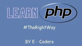 PHP Tutorial - Echo Print and Variables
