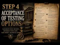 Step 4 Acceptance of Testing Options