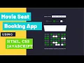 Movie Seat Booking Web App With HTML CSS And Javascript