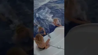 What is the deepest water you’ve swam in?! #sailingfamily #sailing #family #adventure #kids