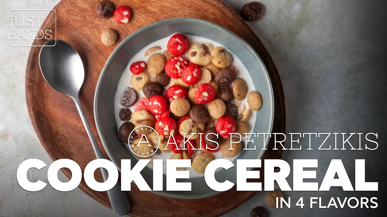 Cookie Cereal In 4 Flavors   Akis Petretzikis