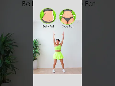 Lose belly fat & love handles, full workout ⬇️