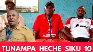 WANACHADEMA WAMPA HECHE SIKU KUMI AONDOKE NDANI YA CHAMA.