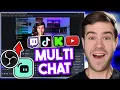 How To Combine Multistream Chat for FREE TikTok Twitch Kick YouTube