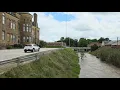 Prairie Creek during flooding August 15 2026