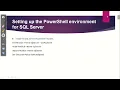 1 1 Powershell With SQL Server Intro - Practical Demo