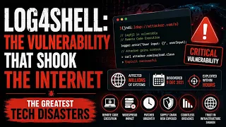 Log4Shell The Vulnerability That Shook the Internet The Greatest Tech Disasters Uplatz