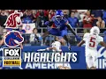 Washington State Cougars vs No 25 Boise State Broncos Highlights FOX College Football