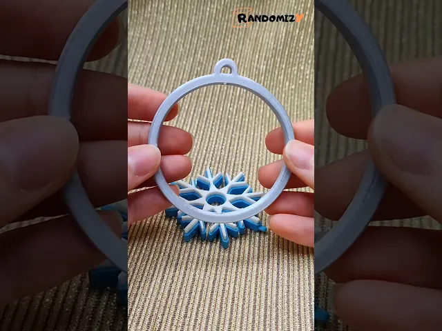 Spinning Ornament (Snowflake) video thumbnail