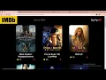 IMDB-clone using HTML CSS JAVASCRIPT