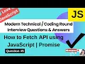 How to fetch API using JavaScript in Hindi Fetch API using Promise Promise