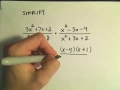 Rational Expressions Multiplying and Dividing Ex 2