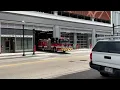 Somerville engine 2 responding out of a brand new station