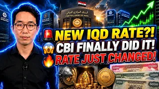CBI FINALLY DOES IT New Iraqi Dinar Rate Released It Changes EVERYTHING