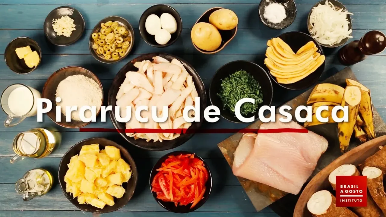 PIRARUCU A CASACA Prato Tradicional do Amazonas. Aqui cada um tem sua Receita e vou passar para você. 