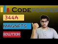 Magnets Codeforces Solution BE A GEEK Hindi Algorithm 344A