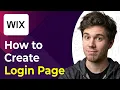 How to Create Login Page in Wix Website Step-By-Step 2026 guide