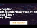 exception Bufferunderflowexception Java Stack Overflow