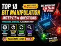 Top 10 Bit Manipulation Interview Questions Embedded Systems Placement Preparation Week 3