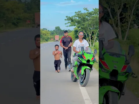Baby Jaldi Aao 😂 || Sumon Stunts #shorts #zx10r #funny