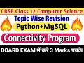 Python MySQL Connectivity Program Python sql connectivity