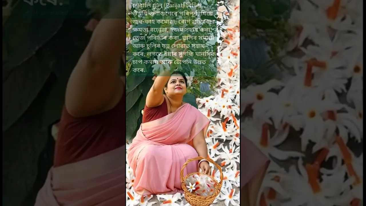 শেৱালি ফুলৰ উপকাৰীতা //