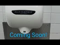 White Excel Dryer XLERATOR at Regal Transit Center in Williamsville NY Trailer