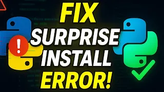 Fix Surprise Install Error in Python Beginner Explains Windows mac vs code