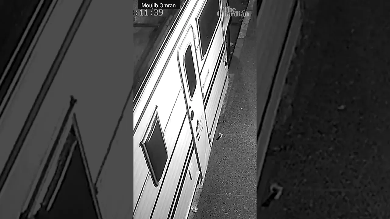 Moment of Morocco earthquake caught on security camera