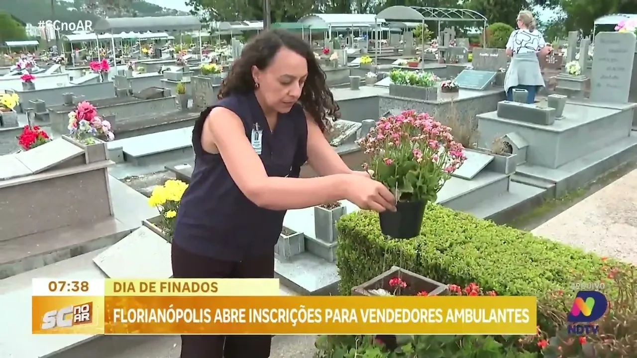 Florianópolis abre inscrições para vendedores ambulantes no Dia de Finados