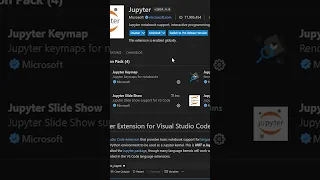 jupyter notebook in vs code