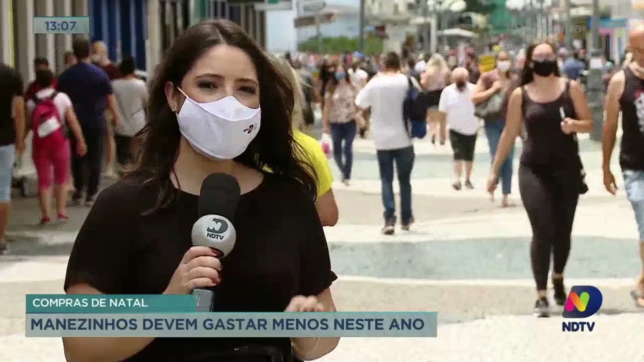 Natal: comércio do Centro de Florianópolis com grande movimentação