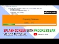 VB NET - How to create Splash Screen with Progress bar vb net tutorial