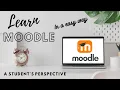 How to learn using Moodle - For Students