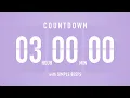 Download Lagu 3 Hours Countdown Flip Clock Timer / Simple Beeps 🫐 🔔
