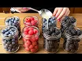 I don t freeze fresh blueberries blackberries and raspberries I keep them in a jar