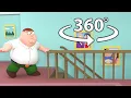 360 Family Guy - Peter falls down the stairs