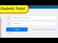 How to Login Update Personal Details and Reset your Password