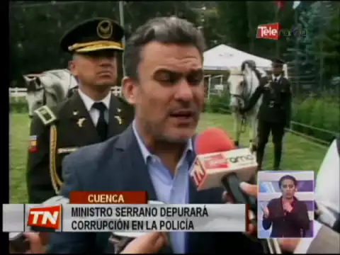 MINISTRO SERRANO DEPURARÁ CORRUPCIÓN EN POLICÍA